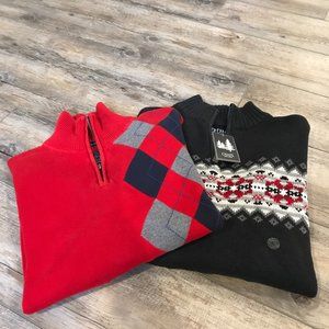 Men's Sweater Bundle - Nautica and Chaps -…